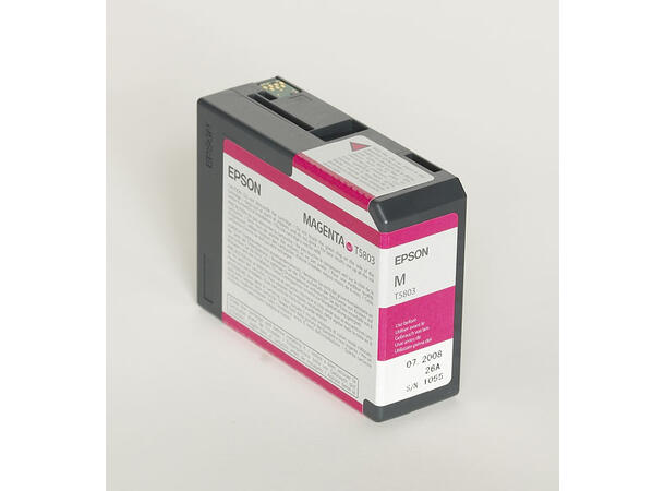 Epson T5803 Magenta 80 ml SP 3800 Magenta blekk for Stylus Pro 3800 